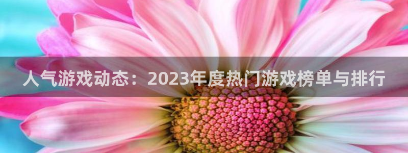 手机版长征娱乐客户端下载：人气游戏动态：2023年度热门游戏